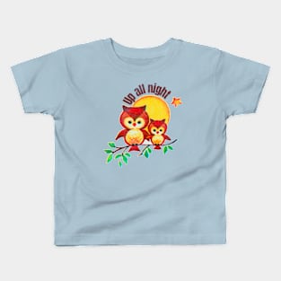 Night owls Kids T-Shirt
